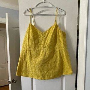 Lane Bryant Classic V-Neck Babydoll Eyelet Cami